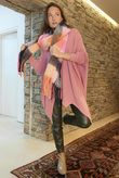 Paloma Oversized Grunge Knit Indian Rose